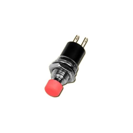 Einbauschalter Miniatur. Befestigungslöcher: 7mm. 24V et 300mA! A / (M) Schalter Rot