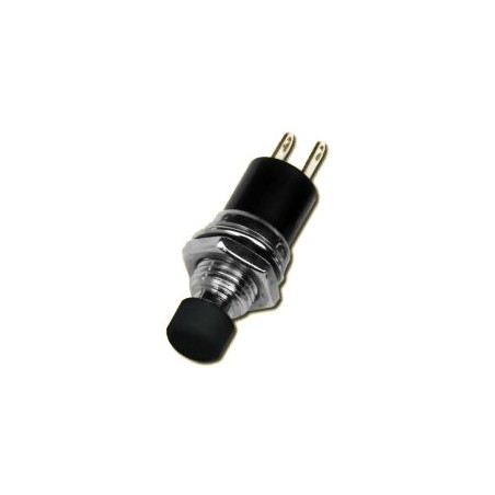 Einbauschalter Miniatur. Befestigungslöcher: 7mm. 24V et 300mA! M/(A) Schwarz