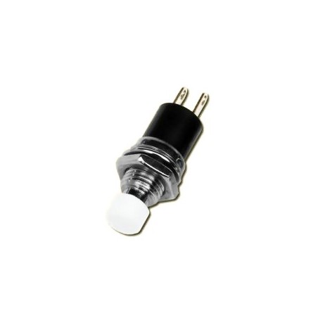 Einbauschalter Miniatur. Befestigungslöcher: 7mm. 24V et 300mA! A / (M) Schalter Weiss