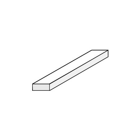 Streifen Evergreen 1,0 mm x 2,0 mm. Packung mit 15