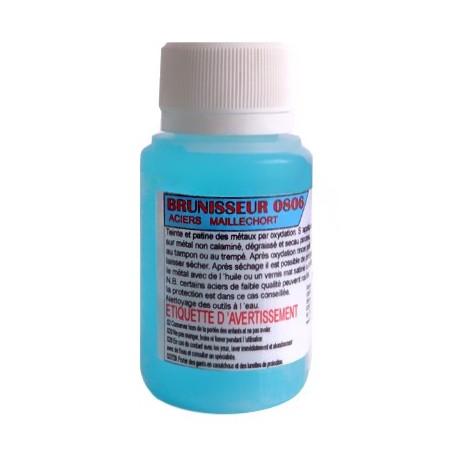 Brunisseur pour maillechort et acier utilisation à froid 60 ml