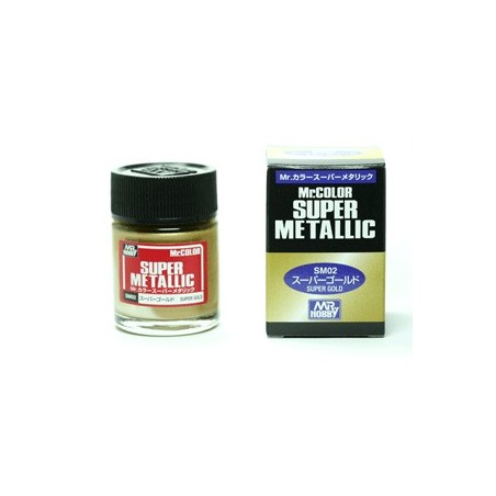 Peinture Gunze Mr.COLOR SUPER METALLIC SM02 Super Gold