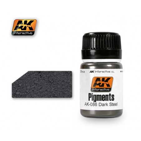 AK086 Pigments Dark Steel