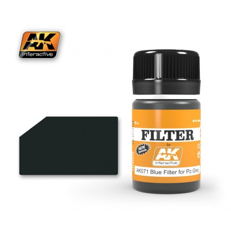 AK 071 FILTER Blue Filter for Pz.Grey