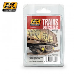 AK7010 TRAINS Undercarriage Weathering Set