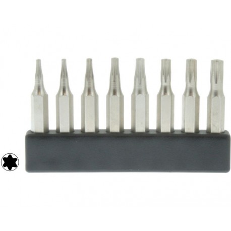 10 Mini Bits embout Torx - Longueur 28 mm