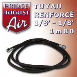 Tuyau renforcé 1/8' - 1/8' 1m80