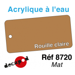 Acryl eau Rouille claire mat