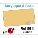 Acryl eau Couleur Laiton satiné