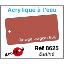 Acryl eau Rouge wagon 606 satiné