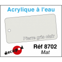 Acryl eau Mat Pierre gris clair