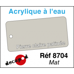 Acryl eau Mat Pierre clair...