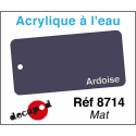 Acryl eau Ardoise mat