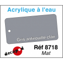 Acryl eau Gris antirouille clair mat