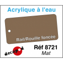 Acryl eau Rouille foncée mat