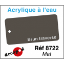 Acryl eau Brun traverse mat