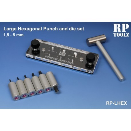 Punch and die set de 2,0 à 4,5 mm pas de 0,1 mm