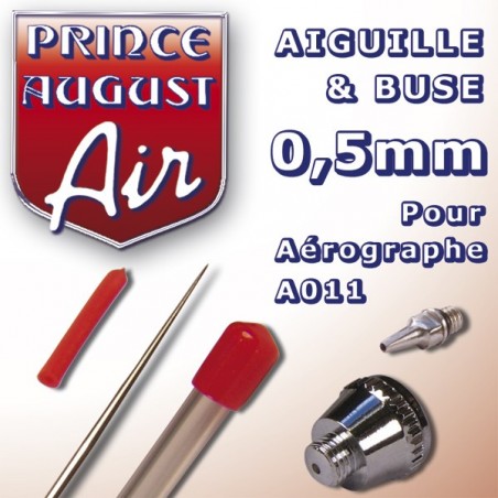 Aiguille et Buse de 0,5 mm pour Aérographe A011