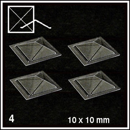 Kuppel pyramidenfärmig 30¡ 10x10mm