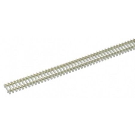 Rails flexibles, 914 mm (36in). Traverses imitation béton. Par 12