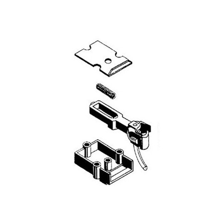 O-scale coupler en métal