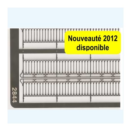 Rambardes modèle Pimprez : maillechort 0,3 mm