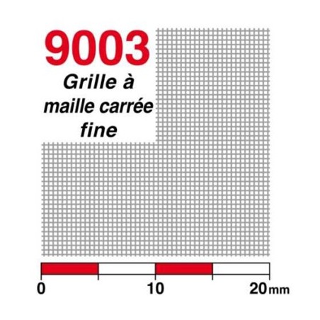 Grille à maille carrée fine en maillechort