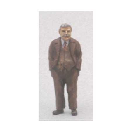 Homme en costume (figurine non peinte)