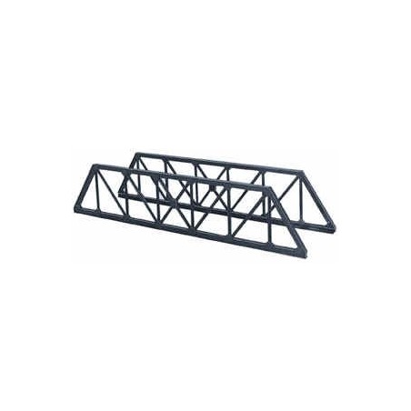 1 paire de côtés de pont ferroviaire en poutres métalliques