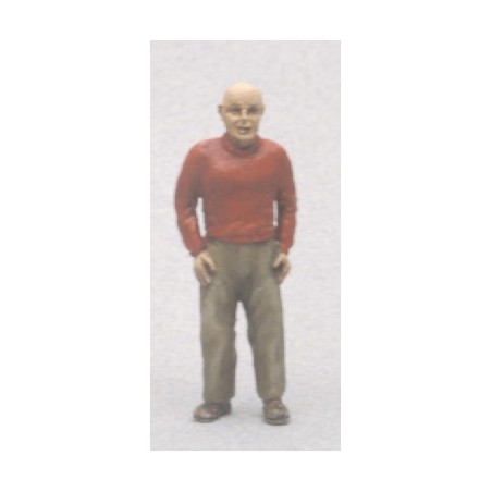 Homme pull col roulé (figurine non peinte)