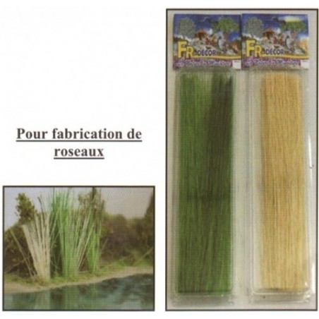 Boite de fibres roseau de 20cm de long beige