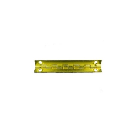 Charnière laiton 76x16 mm trous de 3,5mm la paire