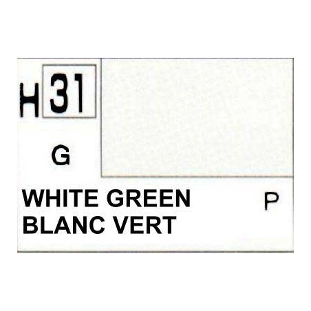 GUNZE H031 VERT BLANC BRILLANT