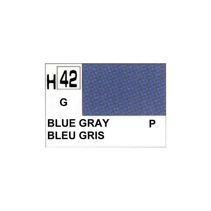 GUNZE H042 GRIS BLEU BRILLANT