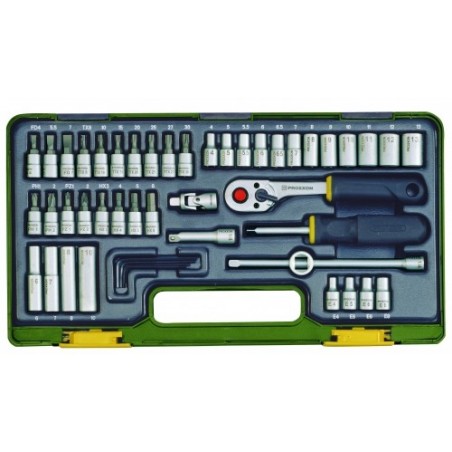 Set Steckschlüssel Feinmechanik mit Rötsche S 1/4" 49 Teile