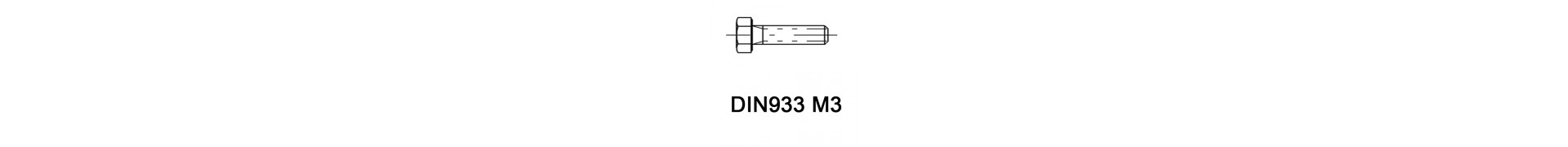 DIN933 M3