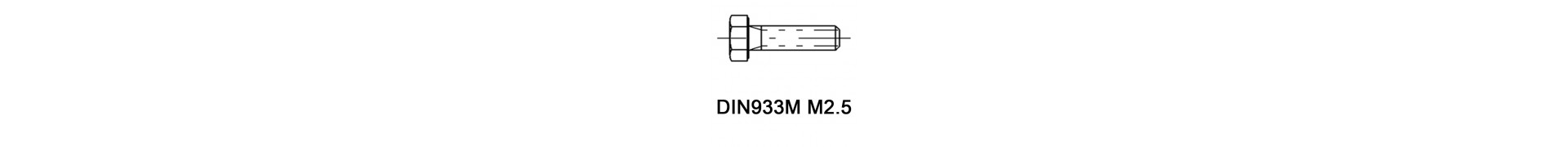 DIN933M M2.5