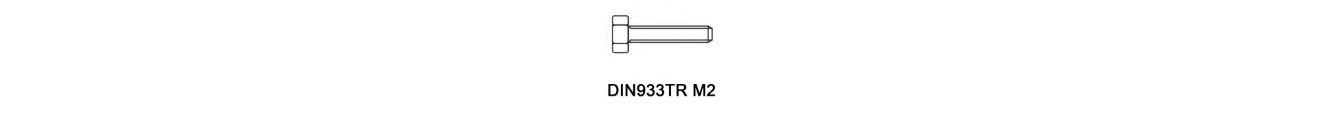 DIN933TR M2