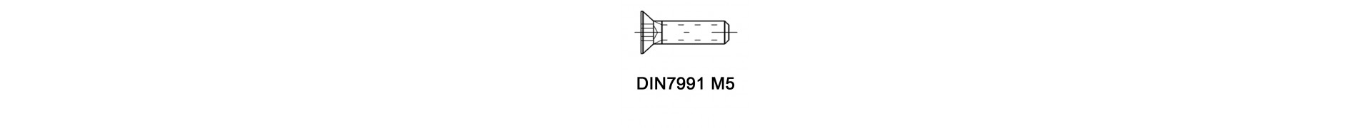 DIN7991 M5